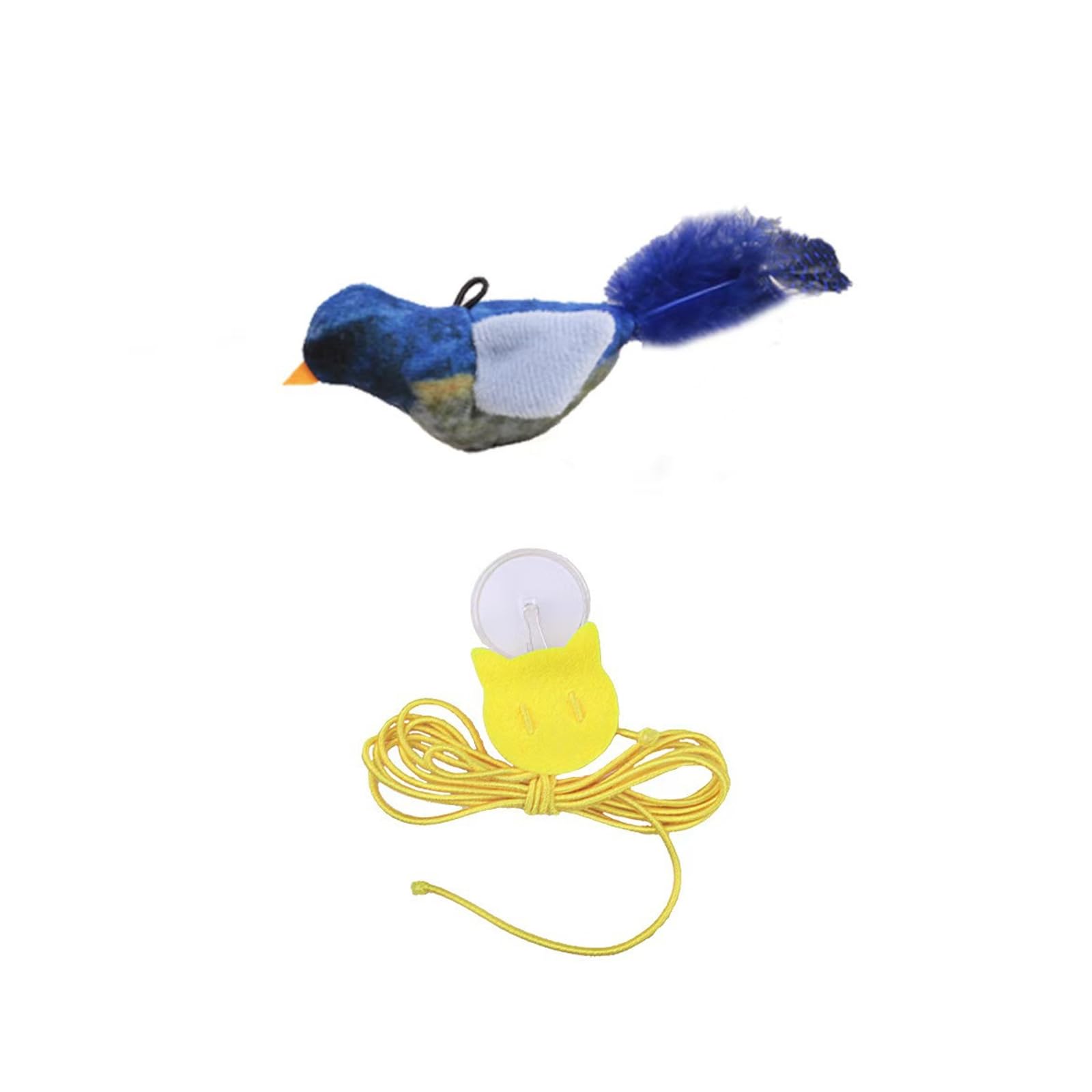 FackLOxc Cats Bird Toy Chirping Interactive Bird Teasing Sparrow Fun Exercise for Indoor Felines Play Exercise Interactively