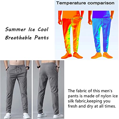Deniluxe Pants for Men, Luvchoice Stretch Pants for Men, Glidepants - Unisex Quick Dry Pull-On Stretch Pants3