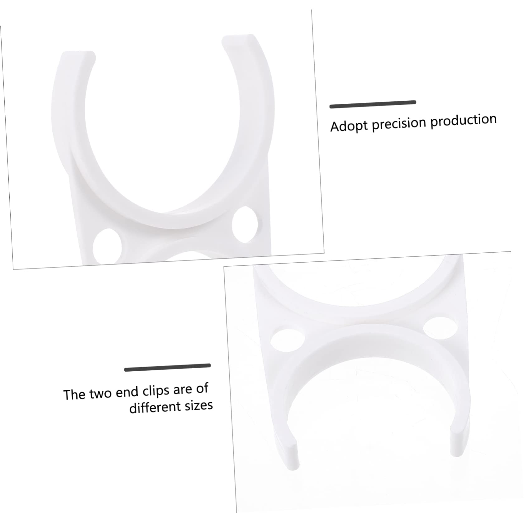 DOITOOL Morsetti per Filtri Dell’acqua e Clip di Fissaggio per Alloggiamento Filtro, Plastica Resistente, Doppia Clip per Filtri ad Inversa, Set da 10 Pezzi per Sistemi di Filtrazione