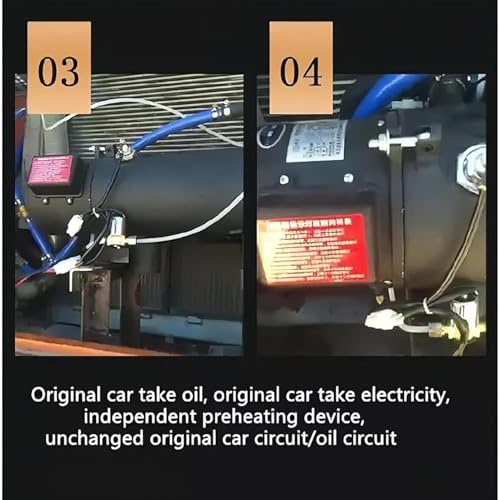 10KW 12V/24V Hydronic Car Heater - Powerful Coolant Heater for RVs, Motorhomes & Vehicles - Efficient Cold Weather Heating Solution for Winter Driving