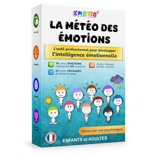 La Météo des Émotions | Jeu éducatif et pédagogique avec 142 émotions + 20 paysages |...