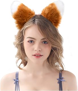 HODRME Fox Ears Headband-Halloween Christmas Festival Theme Party Animal Cosplay Costume Headbands