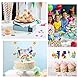 iZoeL Tortendeko Einschulung Schulkind Girlande Schulanfang Kuchendeko Zuckertüte Kuchen Deko ABC 123 Ballon Tortenaufsätze Torten Cupcake Muffin Topper für Junge Mädchen (Bunt Schulkind)