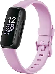 Fitbit Inspire 3 rastreadores de saúde e fitness com gerenciamento de estresse, intensidade de treino, rastreamento do sono, frequência cardíaca 24 horas por dia, 7 dias por semana e muito mais,