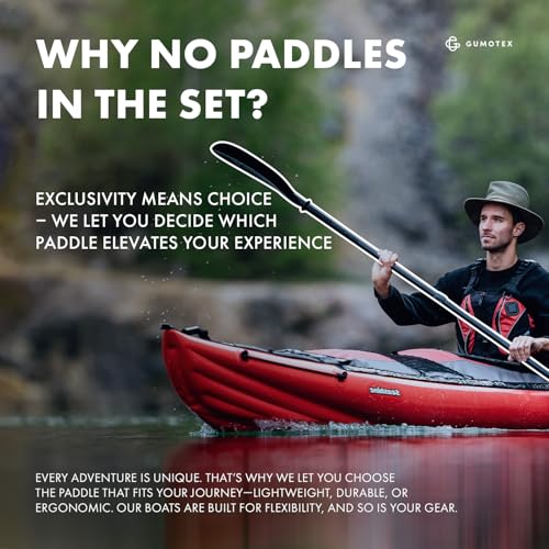 GUMOTEX Canoa Inflable PALAVA Verde | Material Duradero NITRILON | Capacidad 2 Adultos + 1 Niño, Ideal para Aventuras en Río y Lago miniatura 5