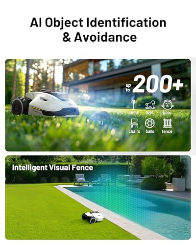 Mammotion YUKA Series Robot Lawn Mower,Ultrasense AI Vision+ RTK Positioning, Auto Mapping, App Control - Image 4