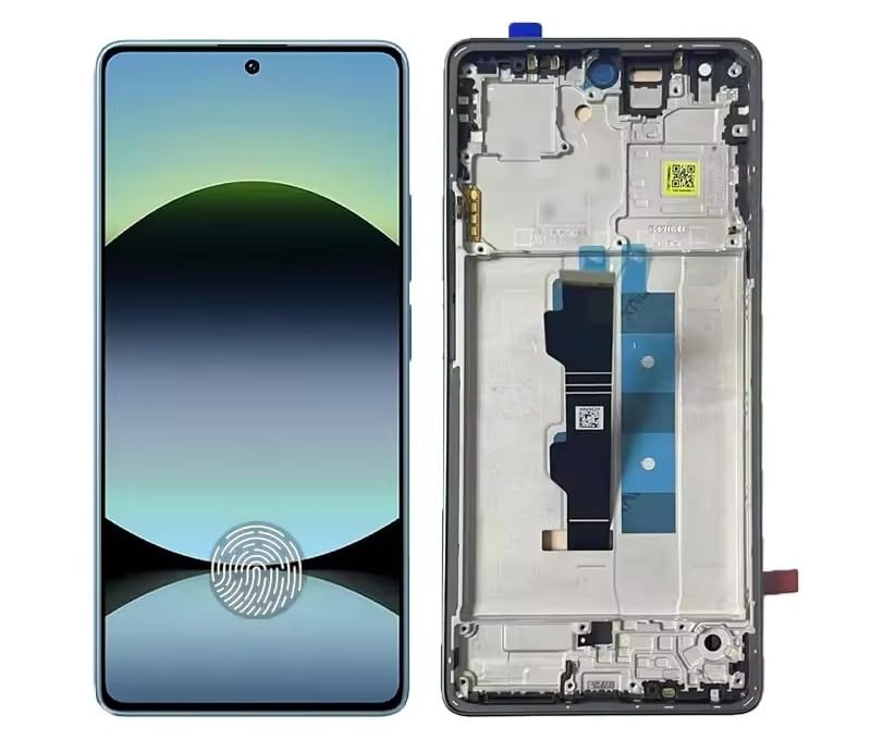 SHOWGOOD Écran tactile LCD de rechange pour Xiaomi Redmi Note 14S 2502FRA65G Noir avec cadre