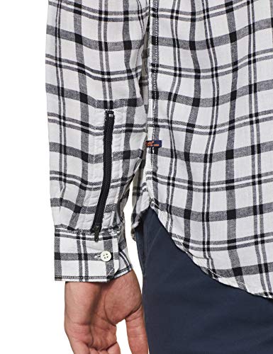 Image of Spykar Men's Checked Slim Fit Shirt