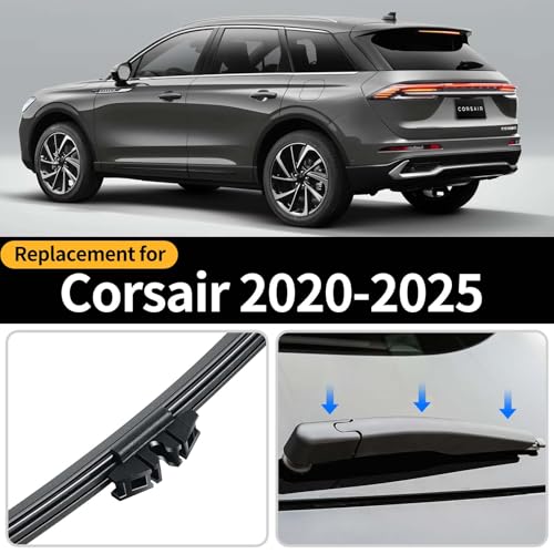 Replacement for Lincoln Corsair 2020 2021 2022 2023 2024 2025 Rear Windshield Wiper Blade and Arm Assembly-Car Back window wiper Arm Blade Complete Set