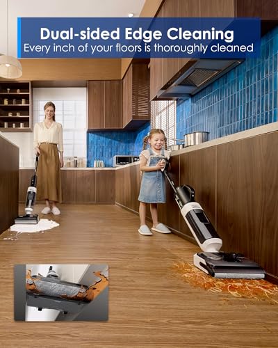 Image of Tineco Wet Dry Vacuum Cleaners, Floor One Switch i5 Stretch Breeze 2-in-1 Cordless Vacuum for Multi-Surface, 20KPa Powerful Floor Cleaner Mop with Long Runtime