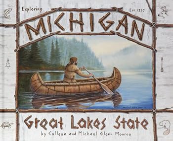 Hardcover Exploring Michigan, Great Lakes State Book