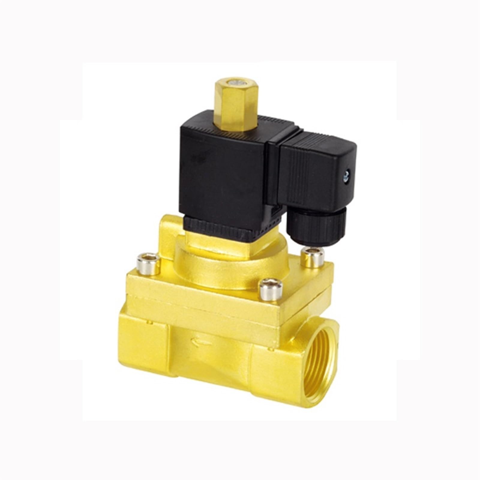 PXQCHAVLN High Temperature Solenoid Valve Brass Model 5404-06 JT5231025(45720,DC12V-NORMALLY OPEN)