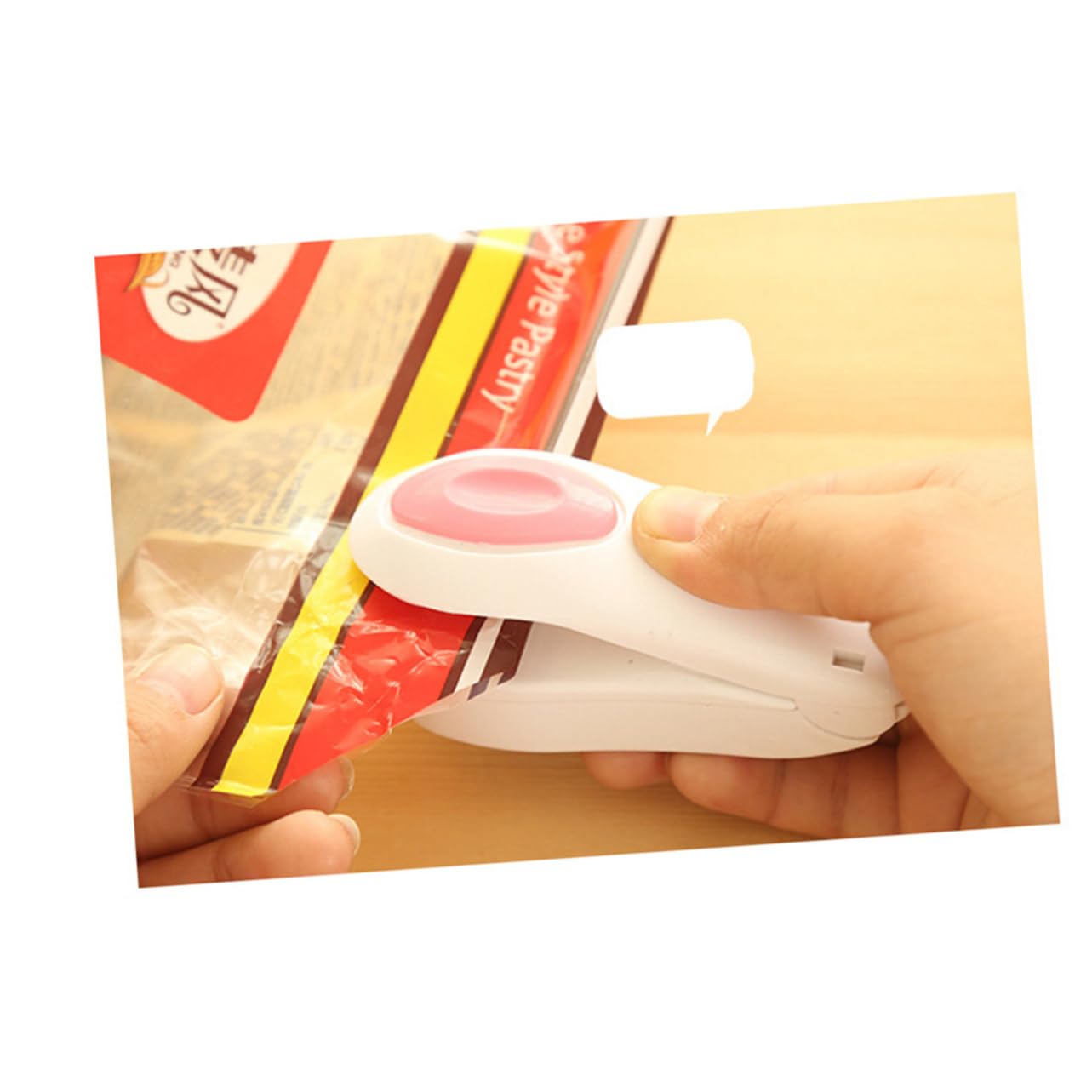 Cabilock Mini Portable Heat Sealing Machine Handheld Sealer for Plastic Bags Easy Operation Resealer Material for Home and Outdoor