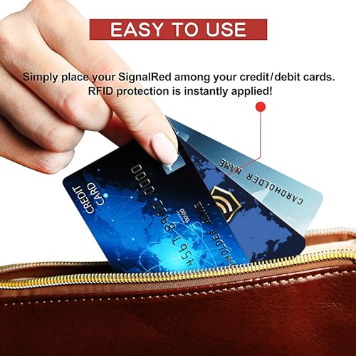 Image of SaiTech IT 10 Pack RFID Blocking Card, Slim Protector for Entire Wallet, Purse, and Debit Credit Cards from NFC Contactless Theft for Men & Women - World Map Blue