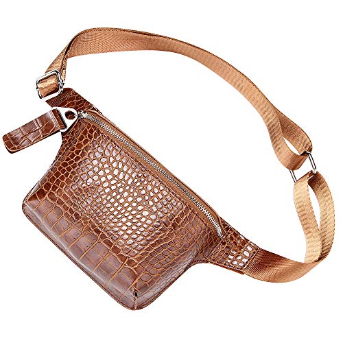 Crocodile Waist Bags for Women Stylish Fanny Packs Phone Purse Mini Chest Bag
