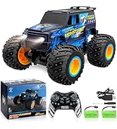 4WD Remote Control Truck,1:10 Scale RC Car Truck Toys Monster Truck Cars,360° Spin Electric Vehic...