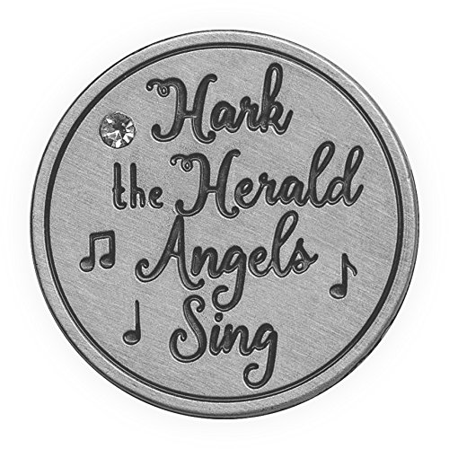 Angel Star Hark The Herald Pocket Token, Pewter, One Size