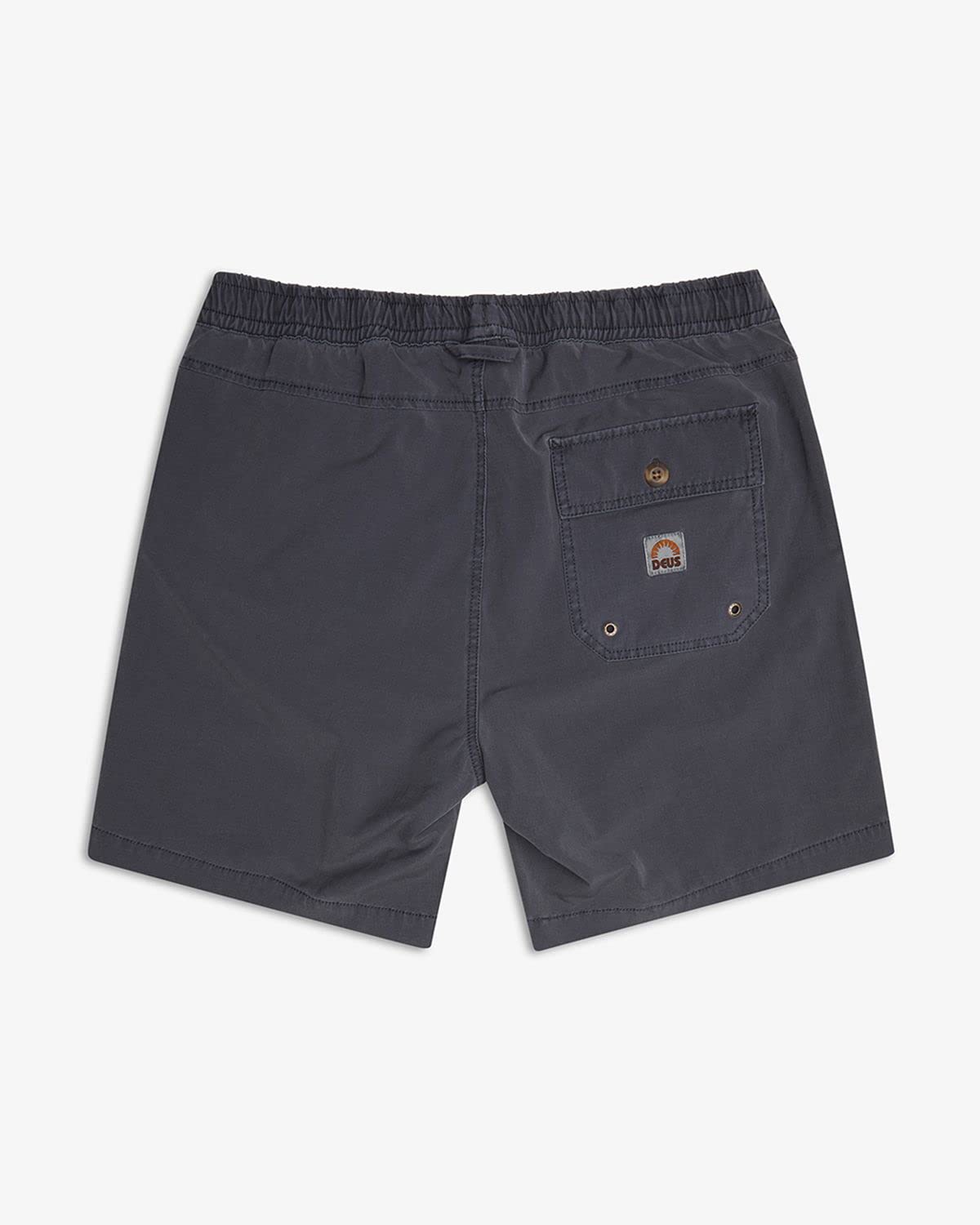 Deus ex machina Deus Ex Machine Sandbar Garment Dye Mesh Boardshort Shadow Black Costume da bagno da uomo, Nero , L