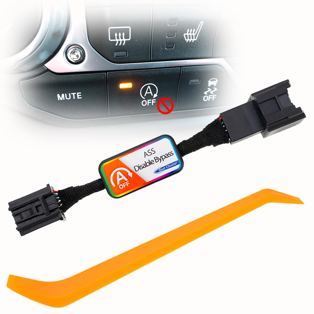 NSLUMOAuto Start Stop Eliminator/Disabler/Disable for 2018-2024 J'eep Wrangler JL & 20-24 Gladiator JT, Automatic Stop Start Engine System Canceller Module Auto Shutoff Cable Harness