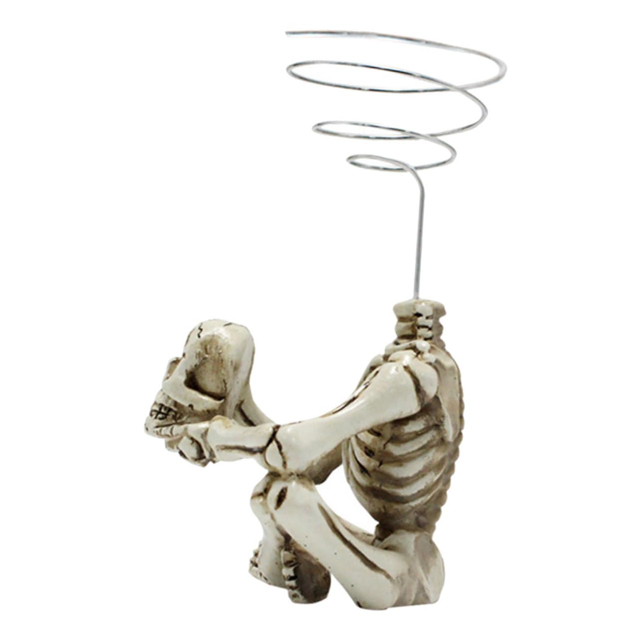 BESTonZON 4 Pezzi Di Decorazioni A Forma Di Scheletro Con Ornamenti Per Esterni Scheletri Hey Teschio Appeso Per Halloween Resina Spaventosa
