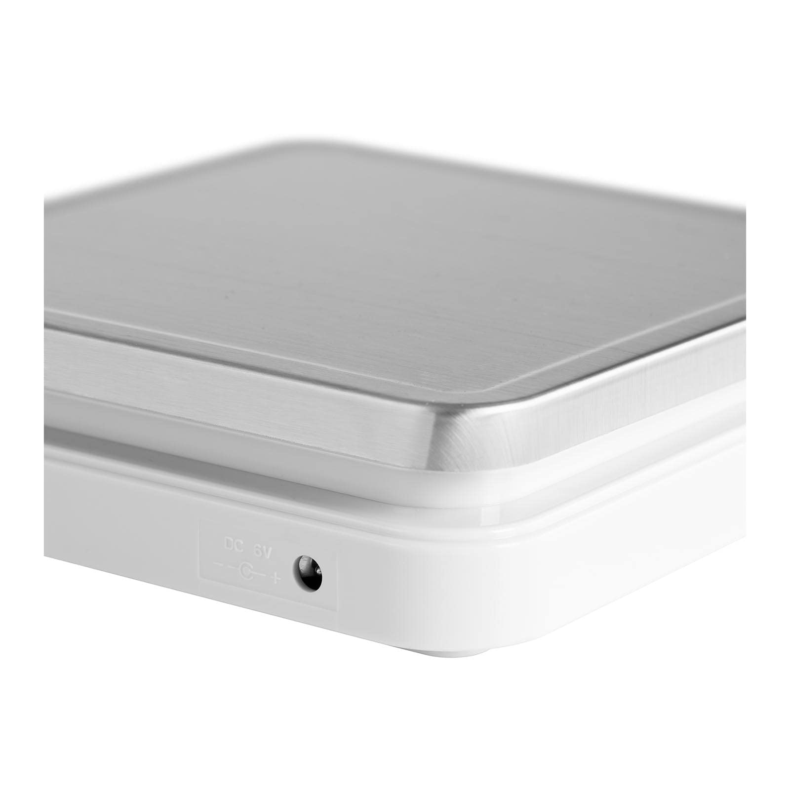 Steinberg Systems SBS-LW-5000/100 waga pocztowa, waga do paczek, waga cyfrowa (5 kg/0,1 g, 2 x AAA, 15,2 x 15,2 cm, wyświetlacz LCD)