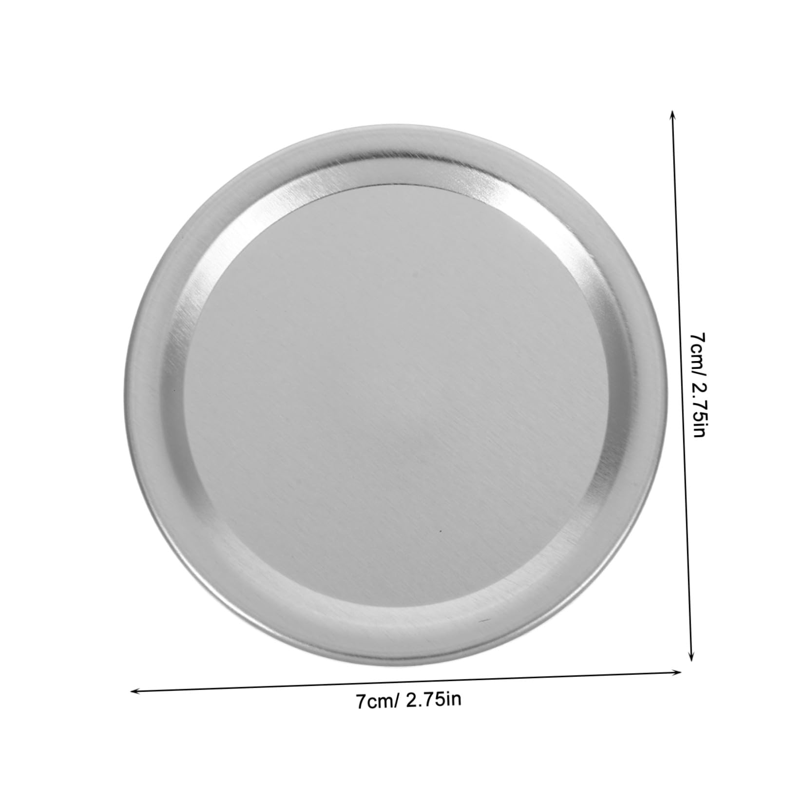 COLLBATH 100 Tapas de Frascos de Boca Regular de Aluminio Reutilizables Sello Hermético para Conservar Alimentos y Enlatado en Tarros de Cristal
