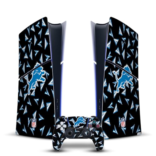 Skin Detroit Lions pour PS5 Slim Digital et manette par Head Case Designs