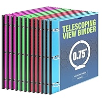 WOT I Telescoping 3 Ring Binder 1 Inch, Expandable Binder - Patented