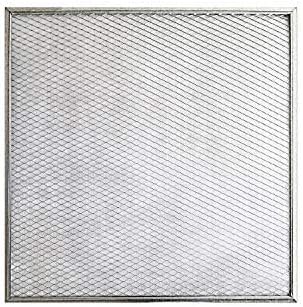 23-1/8 x 19-3/8 x 1 Lifetime Air Filter - Electrostatic Washable Permanent A/C Silver Steel Frame 94% Arrestance