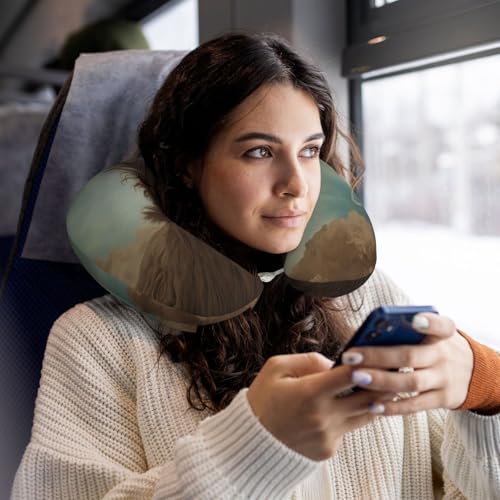 Almohada de viaje de espuma viscoelástica una talla miniatura 5