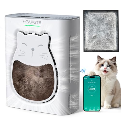 Image of Pet Air Purifier for Home, H13 HEPA Washable Filter,Air Cleaner with APP&Air Quality Monitor for Pet Hair Dander Odor Allergies Pollutant Smoke Dust for Large Rooms 2200 Ft, Auto Mode,P365 White
