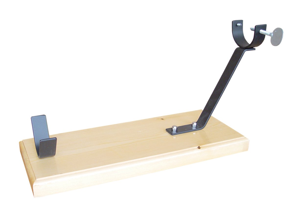 Support à jambon laqué IMEX EL ZORRO 62101 de 460 x 190 mm pour découpe stable