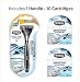 Schick Quattro Titanium 4 - Four Blade Razor Shaving System- Value Pack (10 Cartridges + 1 Handle)