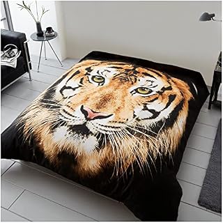GC GAVENO CAVAILIA 3D Wildlife Fleece Blanket Throw Large Throw Over Soft Fluffy Sofa Throws for Bed Couch and Travel, 150x200 Cm, Horse