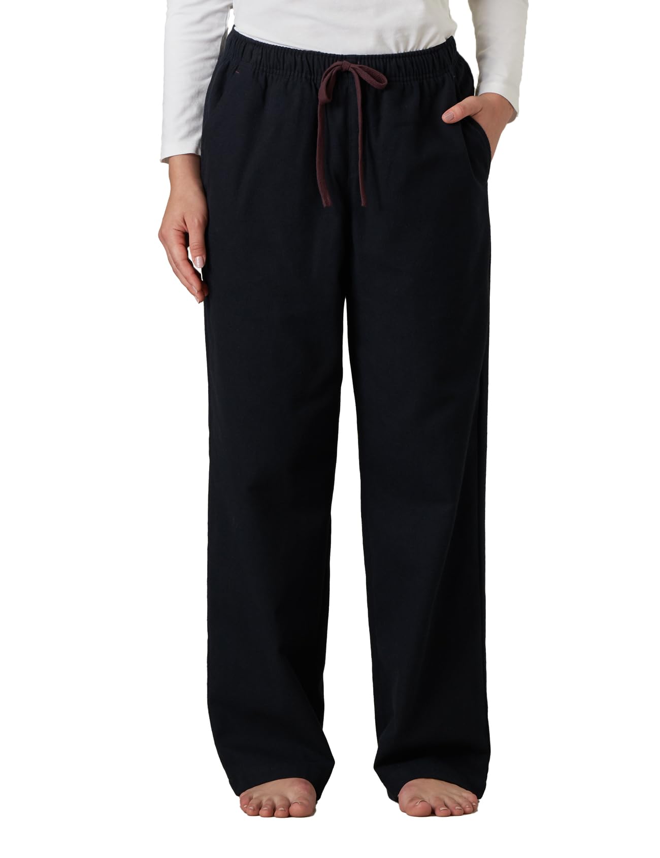 LAPASA Pantalon de Pyjama Femme Chaud Bas de Pyjama & d'Intérieur Détente Automne/Hiver Flanelle de Coton L74