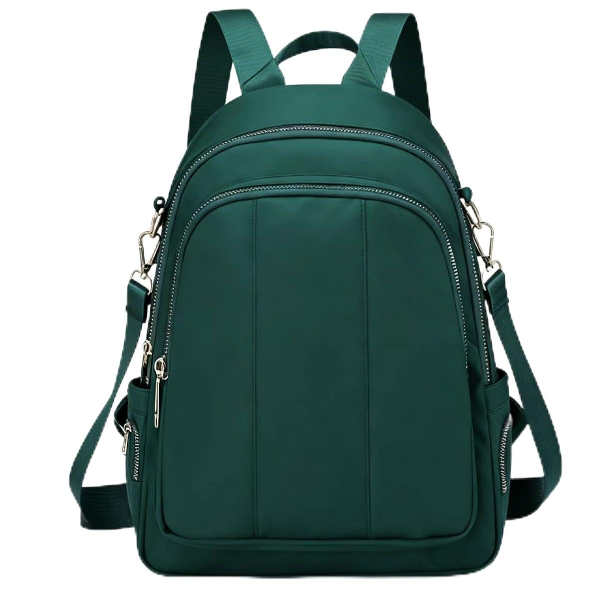 shungran School Backpack Casual Daypack School Bags for Girls Bookbag Lightweight Travel Rucksack Work Bag for Women (Green)