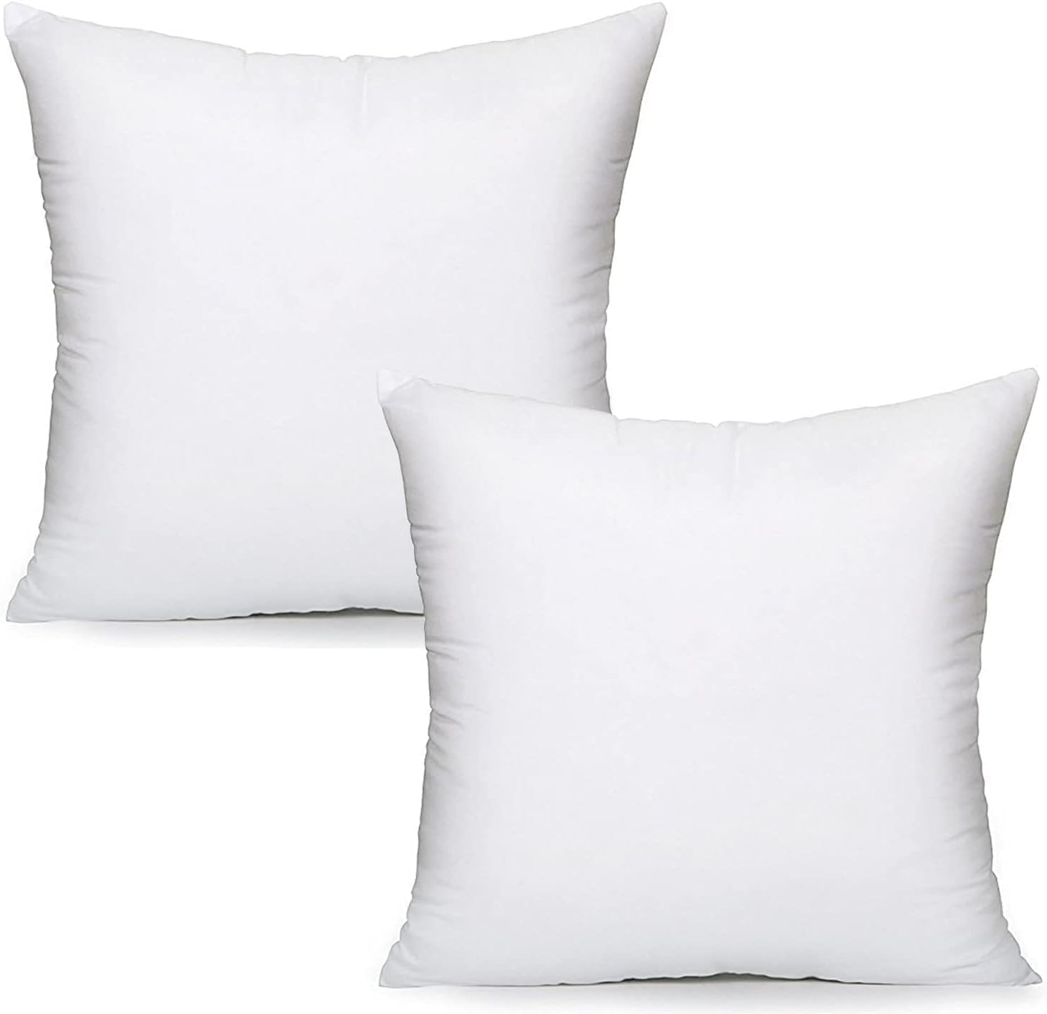 Luxury Super Bounce Microfibre Cushion Pad 80 X 80 Cm (32” X 32 Soft & Cosy Cotton Blend Casing Inner Insert Hypoallergenic Synthetic Cushion Filler, 24 x 24” (60 x 60 cm)-2'