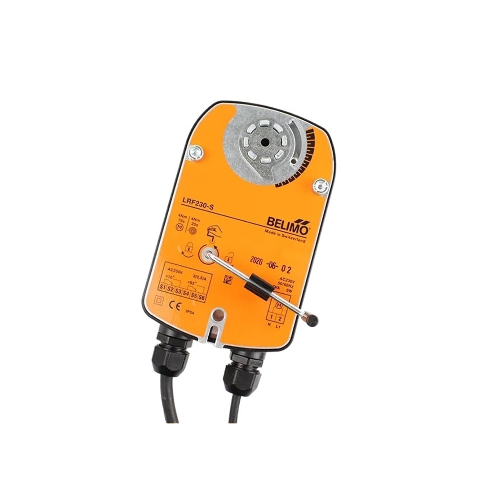 LRF230-S 4Nm AC100-240V Fail-safe Rotary Actuator for Ball Valves