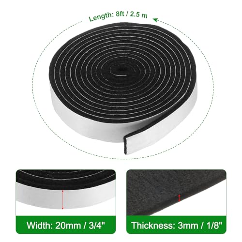 HARFINGTON 2Pzs Junta para Ahumador 8FT x 3/4" x 1/8" miniatura 2