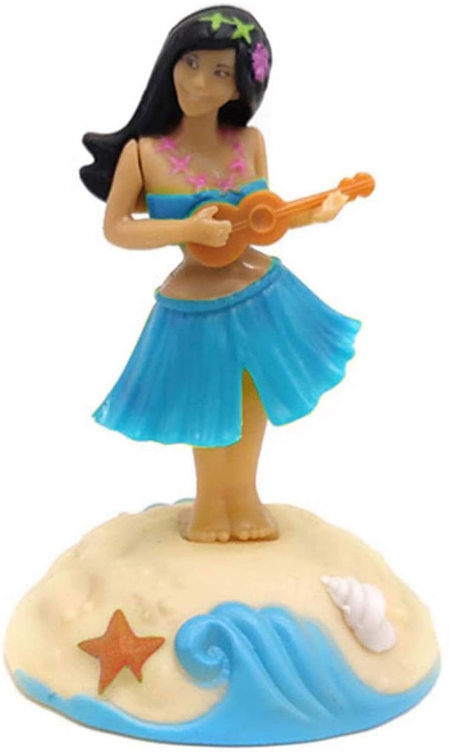 Solar Powered Dancing Figures Decoration - Solar Shaking Head Ornaments Hula Girl - Solar Powered Car Dashboard Interior Decoration Desktop Ornaments Shaking Head Figure Kit,Learning and Education