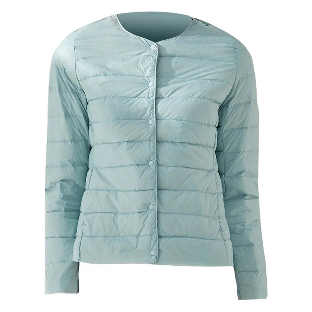 Matter Stoff Entendaunenjacke Damen Leichter Mantel Parka Mantel Damen Daunenjacke