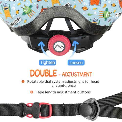 Image of MOUNTALK Kids /Toddler Bike Helmet for Infant /Baby to Children 1 /2 /3 /4 /5 /6 /7 /8 Years Old, Kids Helmets Ages 5-8 /8-14,Skateboard Helmets for Youth Boys and Girls