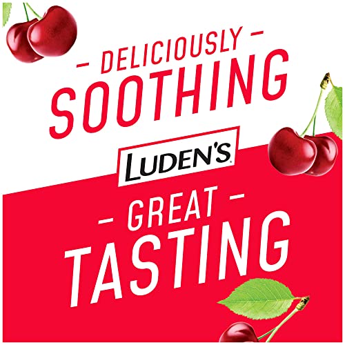 Luden's Wild Cherry Throat Drops, Sore Throat Relief, 30 Count, 12 Packs #TOP2