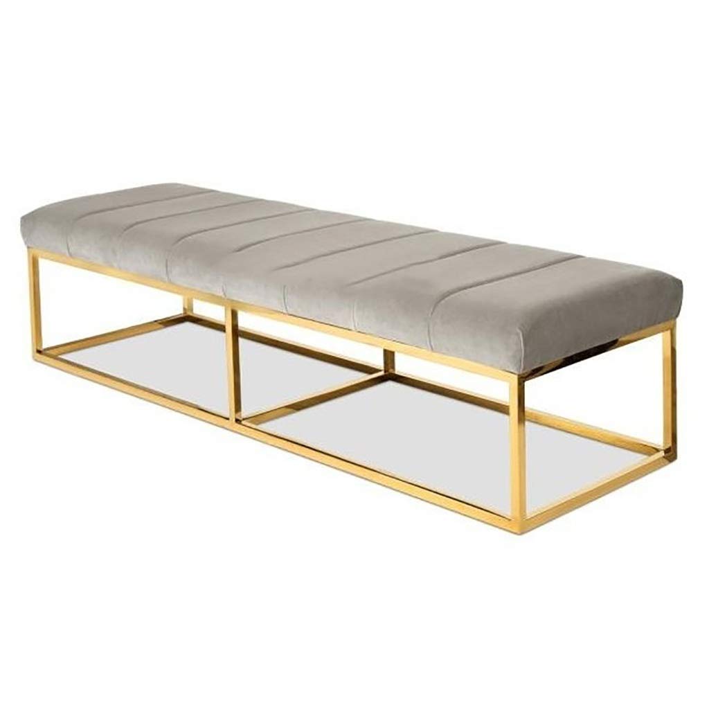 MYUYEE Entrance Shoe Bench Shoe Store Test Shoe Bench For Doorway Living Room The Mall Clothing Store Fitting Room Locker Room Change Shoe Bench(60 * 35 * 45Cm)