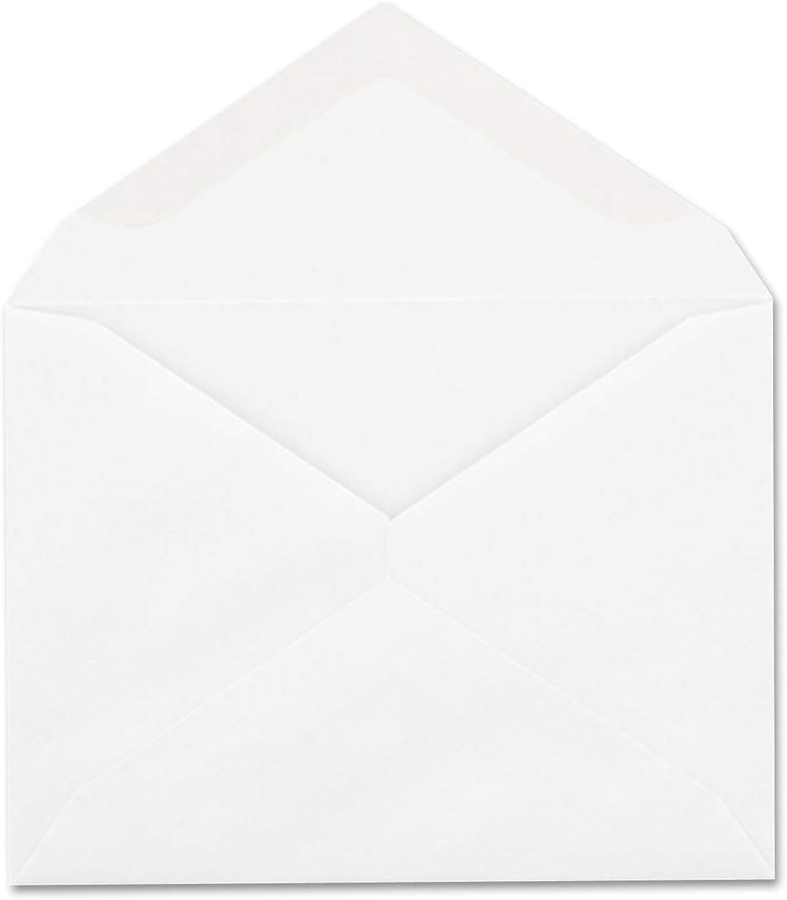 Columbian Envelopes Invitation & Greeting Card Envelopes, A2, 4-3/8" x 5-3/4", Gummed Seal, Pointed Flap, 24 lb White Wove, 100 Per Box (COLO198)
