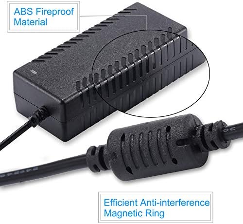 12V 4A Power Supply, AC Adapter 100-240V 50-60hz 12V 48W Power Adapter Transformer Charger 5.5x2.5mm DC Jack for CCTV Camera LED Light Strip