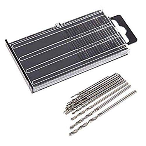 Image of DIY Crafts Design No # 5, With Mini Object Holder Pocket Vise, Steel HSS Micro Twist Drill Bit, 0.3mm-1.6mm For DIY Crafts Works (Pack of 20 Pcs) (Design No # 5, With Mini Object Holder Pocket Vise)