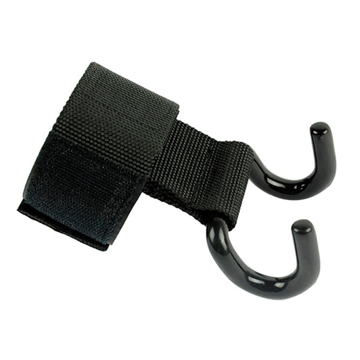 Verstellbare Gewichtheber Haken griffbänder aus Stahl und Nylon für Krafttraining Schwarz Entlasten Finger Verhindern Ermüdung Robuste Handgelenksstütze für Gym Training