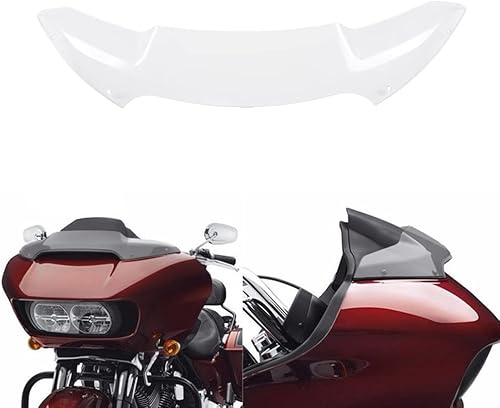 Miniatura 2 de Parabrisas transparente de 4.5 pulgadas compatible con Harley Davidson Touring Road Glide 2014 15 16 17 18 19 20 2021