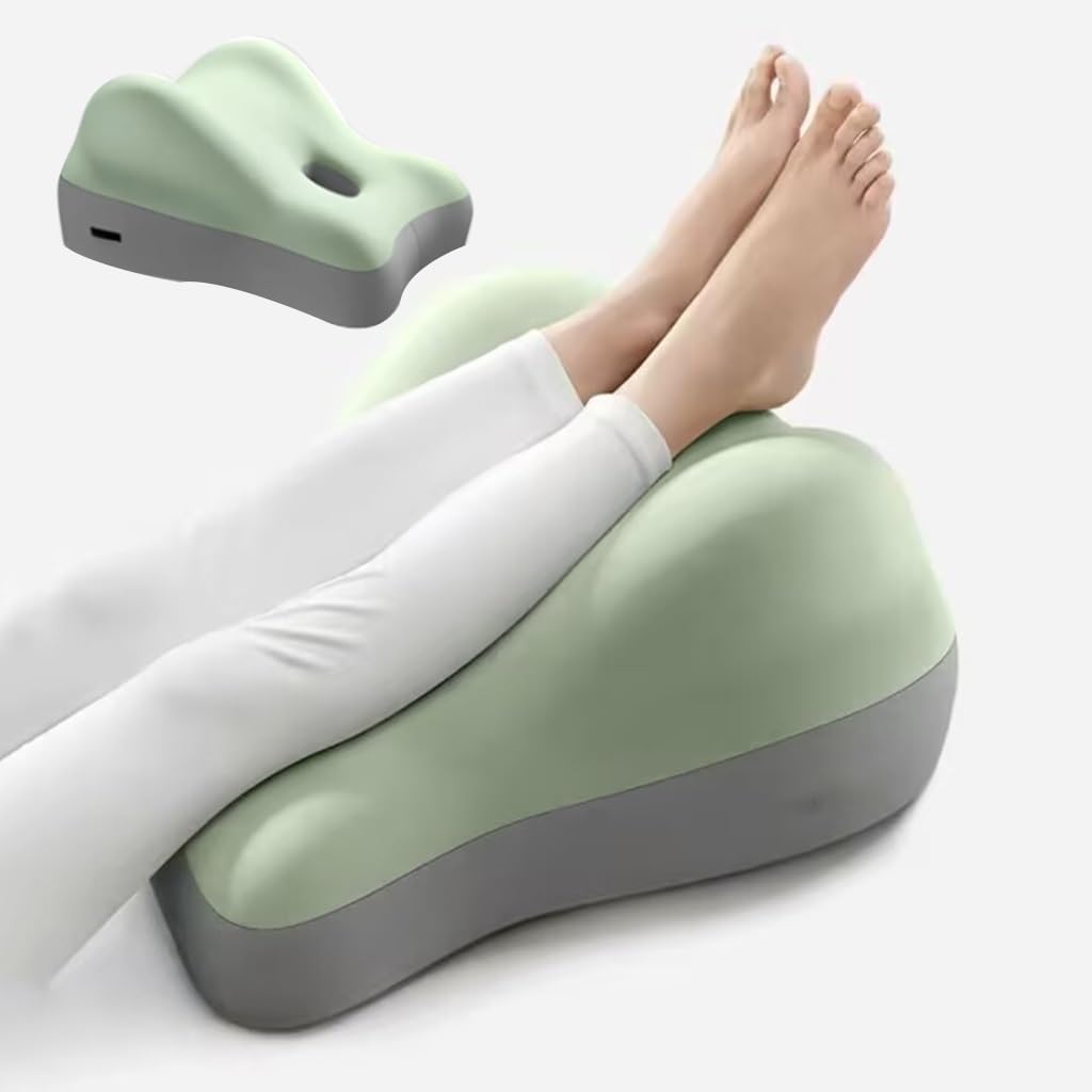Eqvexd Butt Cushion for Couples,Memory Foam Wedge Pillow for Couples & Pregnancy Support - Sleeping Wedge Pillow for Adults,Multi-Position Cushion for Sitting, Lying(Green)